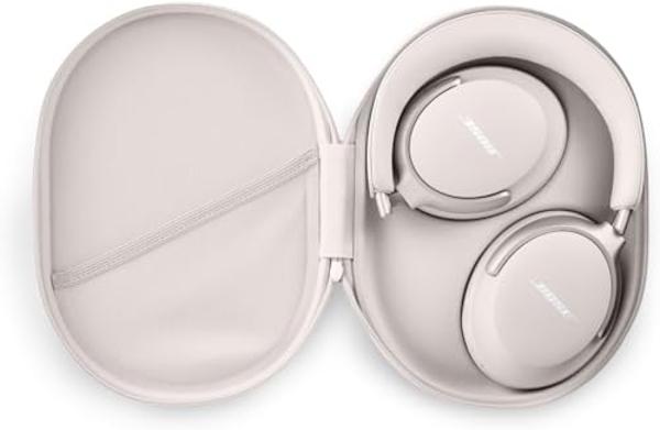 Bose QuietComfort Ultra Bluetooth Headphones, Wireless Headphones with Spatial Audio, Over Ear Noise Cancelling with Mic, Up to 24 Hours of Playtime, White Smoke