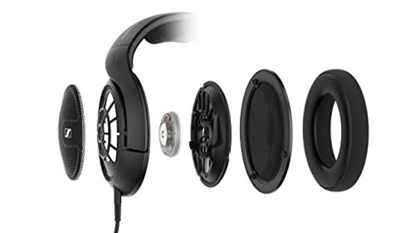 Sennheiser HD 560 S Over-The-Ear Audiophile Headphones - Neutral Frequency Response, E.A.R. Technology for Wide Sound Field, Open-Back Earcups, Detachable Cable, (Black) (HD 560S)