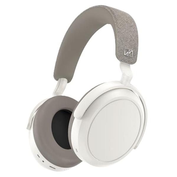 Sennheiser Consumer Audio Momentum 4 Wireless Headphones - Bluetooth Headset for Crystal-Clear Calls with Adaptive Noise Cancellation, 60h Battery Life, Customizable Sound, White (