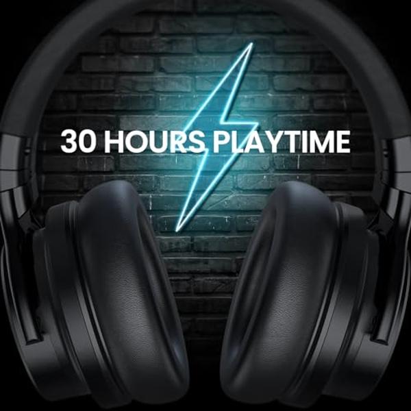 Million Sold Classic E7 Active Noise Cancelling Headphones with Upgraded HD Sound, Wireless Bluetooth Headphones Over The Ear Unequaled Comfort, Vivid Deep Bass, for Home Office Tr