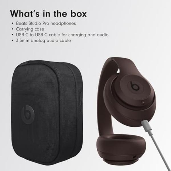 Beats Studio Pro - Wireless Bluetooth Noise Cancelling Headphones - Personalized Spatial Audio, USB-C Lossless Audio, Apple & Android Compatibility, Up to 40 Hours Battery Life - D