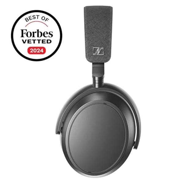 Sennheiser MOMENTUM 4 Wireless Headphones, Bluetooth for Crystal-Clear Calls w/Adaptive Noise Cancellation, 60h Battery Life, Customizable Sound & Lightweight Folding Design, Graph