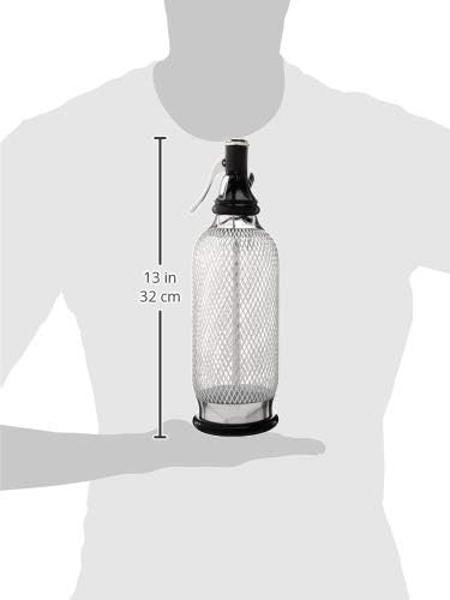 iSi North America Classic Sodamaker, 1 Quart - Stainless Steel Carbonation System for Sparkling Water, Fresh Beverages, Handcrafted Cocktails - Portable & Professional Soda Maker f