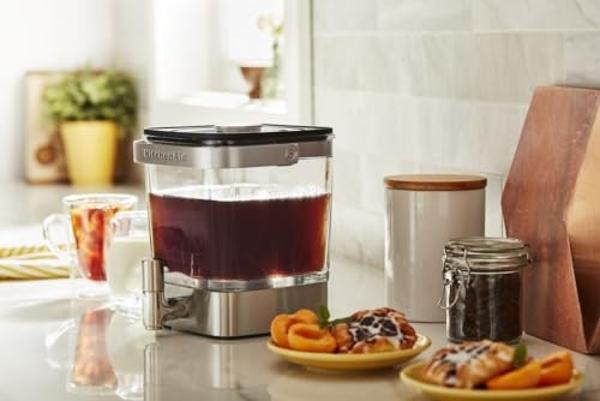 KitchenAid KCM4212SX Cold Brew Coffee Maker-Brushed Stainless Steel, 28 ounce
