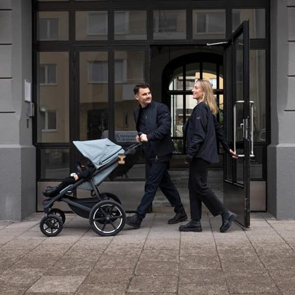 Thule Urban Glide 4-Wheel Single Child All-Terrain Stroller, Full-Suspension System, Air-Filled Tires, Upright seat with Adjustable Recline and Built-in Leg Rest, Baby Stroller