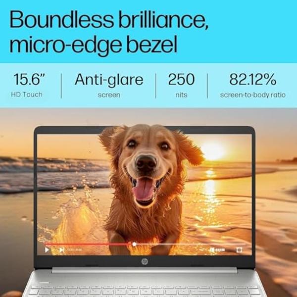 HP 15.6 Inch Touchscreen Laptop Computer | 12th Gen Intel Core Processor up to 4.4GHz| School Student Laptop | Thin & Portable | Long Battery Life | Windows 11 | w/Mousepad (40GB R