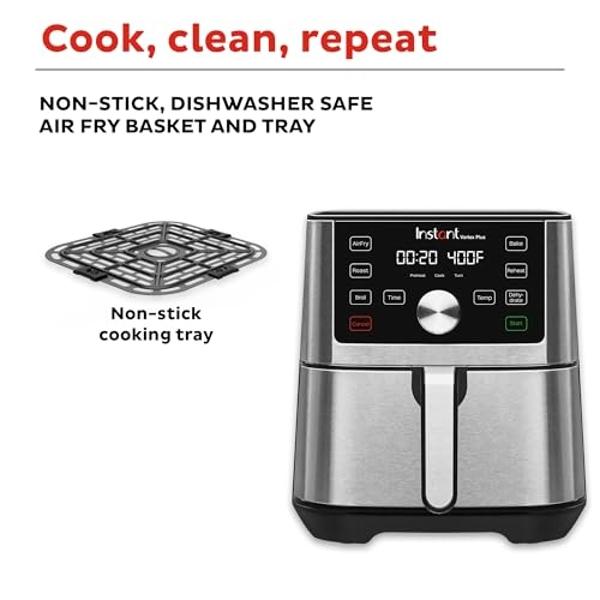 Emeril Lagasse Everyday 360 Stainless Steel Air Fryer, 360° Quick Cook Technology, XL capacity, 9-in-1, 12 Pre-Set Cooking Functions including Bake, Rotisserie, Broil, Pizza, Slow 