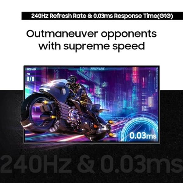 SAMSUNG 32" Odyssey OLED G8 (G80SD) Series 4K UHD G-Sync Compatible, QD-OLED Gaming Monitor, 240Hz, 0.03ms, Glare-Free Display, Sleek Metal Design, 3 Yr Warranty, LS32DG802SNXZA, 2