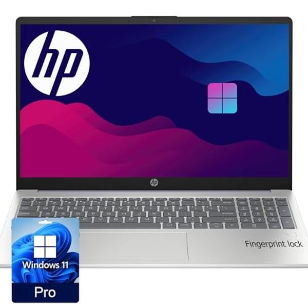 HP G10 Essential 15.6" Laptop | Intel 8-Core Processor | Full HD Display | HDMI Port | USB-C | Windows 11 Pro | Fingerprint | Built for Work and Ready for Fun (32GB RAM | 1TB SSD)