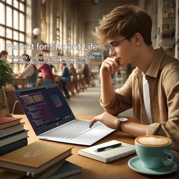 HP 14 Laptop • Back to School Limited Edition with Microsoft 365 • 4-Core Intel CPU • 32GB RAM • 1600GB Storage (64GB OnBoard • withHP P500 512GB External SSD + 1TB OneDrive) • Sno