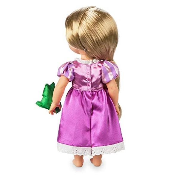 Disney Store Official Animators' Collection Rapunzel Doll, Tangled, 16 Inches, Includes Pascal with Molded Details, Fully Posable Toy in Satin Dress - Suitable for Ages 3+ Toy Figu