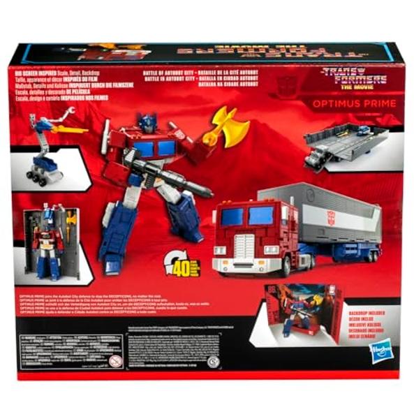 Transformers Toys Studio Series Commander Class The The Movie 86-31 Optimus Prime Toy, 7-inch, Action Figure for Boys and Girls Ages 8 and Up