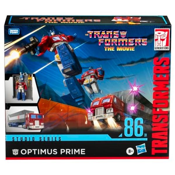 Transformers Toys Studio Series Commander Class The The Movie 86-31 Optimus Prime Toy, 7-inch, Action Figure for Boys and Girls Ages 8 and Up