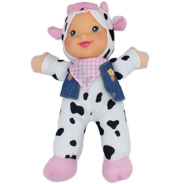 Baby's First 12" Farm Animal Friends Cow Soft & Cuddly Singing Musical Doll, Sings Old McDonald Had a Farm