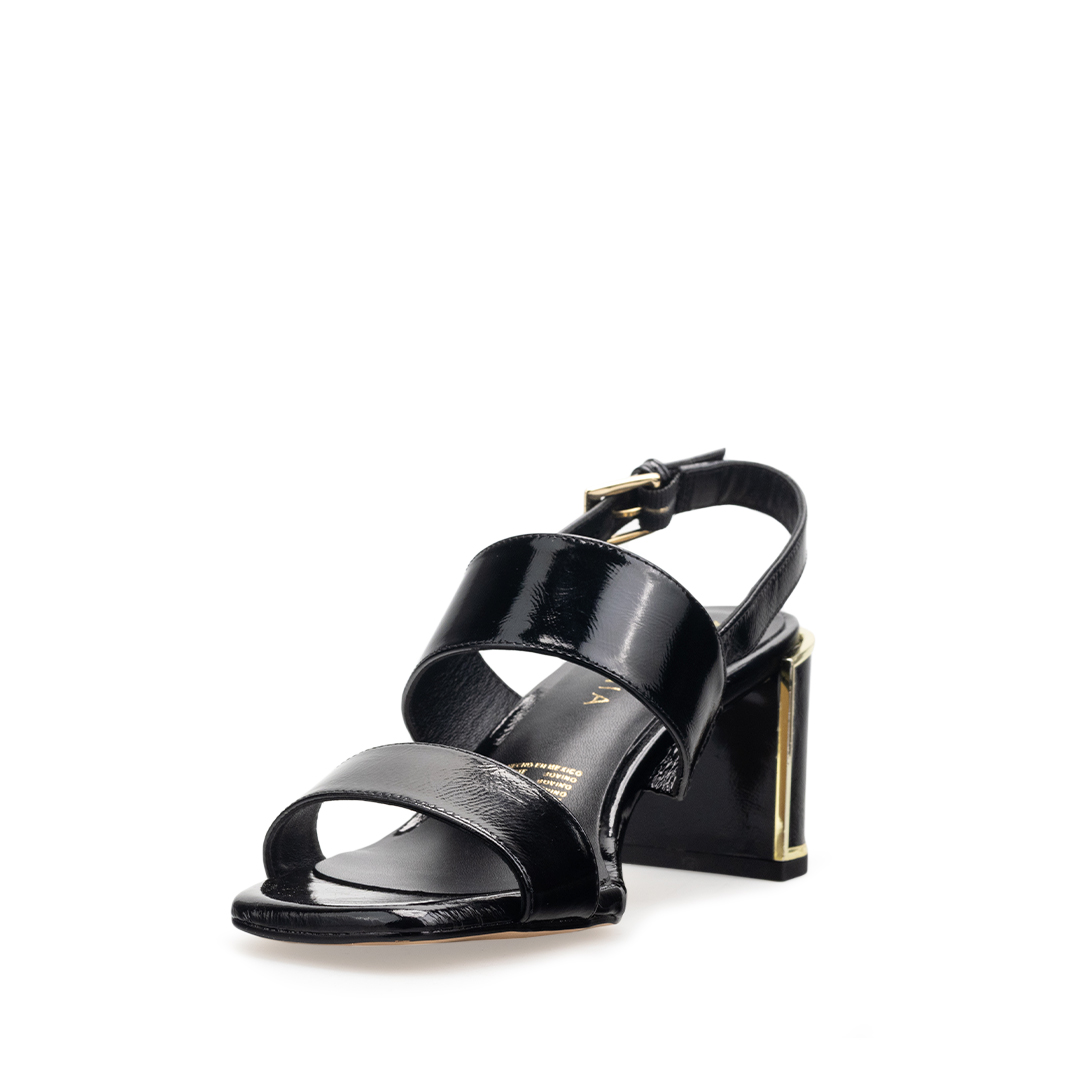 Zapatillas De Tacón Davenia De Piel Sandalia Para Dama Mod. Imelda