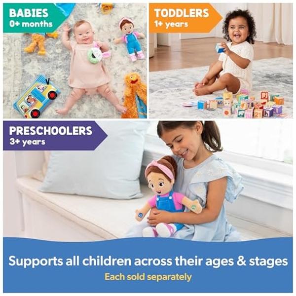 Ms. Rachel Official Speak & Sing Doll, 16” Tall Interactive Toy with 4 Songs & 16+ Phrases, Toddler Toys for Girls & Boys Ages 6 Months to 3+ Years
