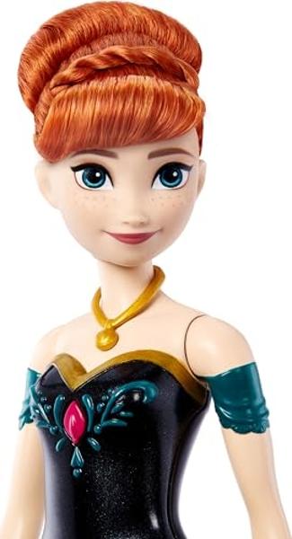 Mattel Disney Frozen Toys, Singing Anna Doll with Signature Clothing, Sings “For the First Time in Forever” from the Movie Frozen