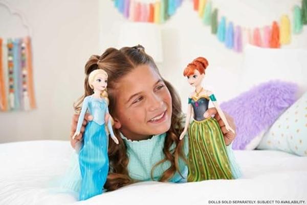 Mattel Disney Frozen Toys, Singing Anna Doll with Signature Clothing, Sings “For the First Time in Forever” from the Movie Frozen