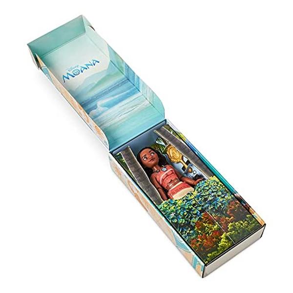 Disney Store Official Disney Princess Classic Doll (Moana), 11 Inches, Includes Brush with Molded Details, Fully Posable Toy in Classic Outfit - Disney Princess Toys for Girls