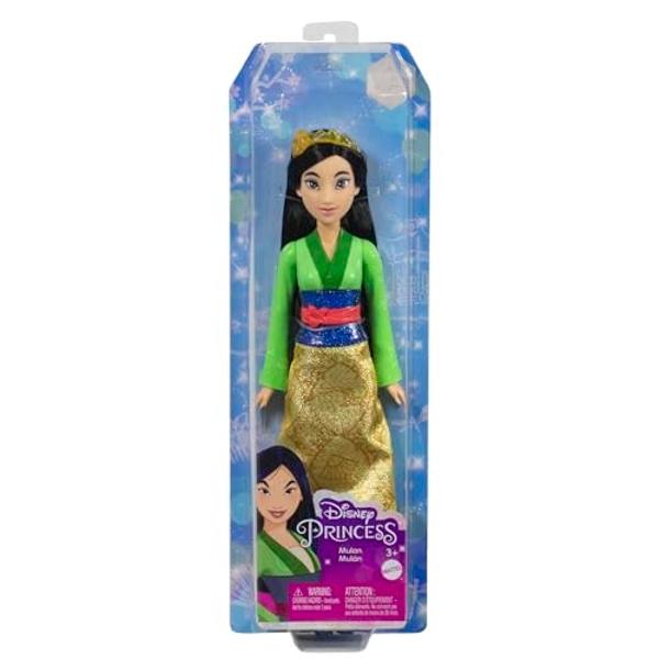 Disney Store Official Disney Princess Classic Doll (Jasmine from Aladdin), 11 Inches, Includes Brush with Molded Details, Fully Posable Toy in Classic Outfit - Disney Princess Toys