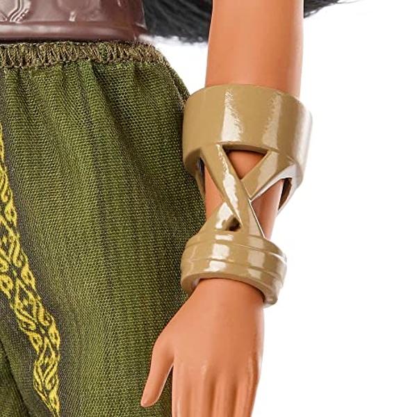 Mattel Disney Princess Toys, Raya Fashion Doll, Sparkling Look with Black Hair, Brown Eyes & Accessories, Inspired by the Movie