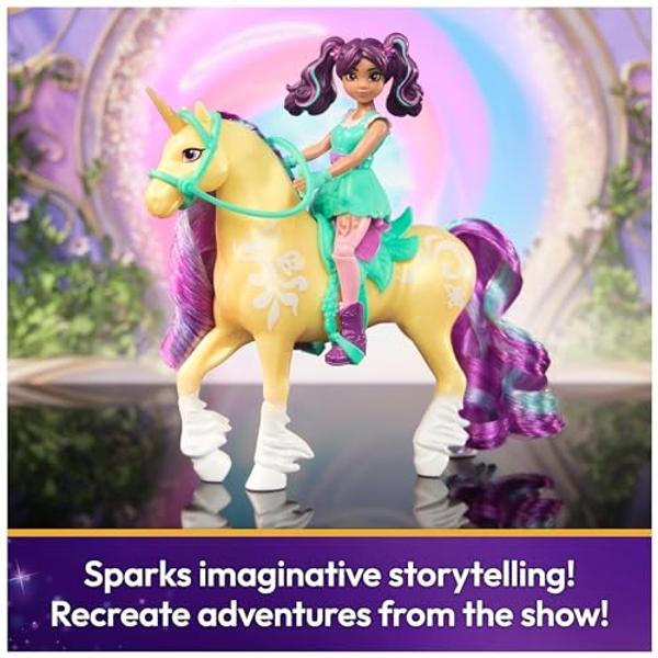Unicorn Academy, Ava & Leaf with 2 Accessories & Hair Tool, Dolls & Unicorn Toys for Girls Ages 4 and up