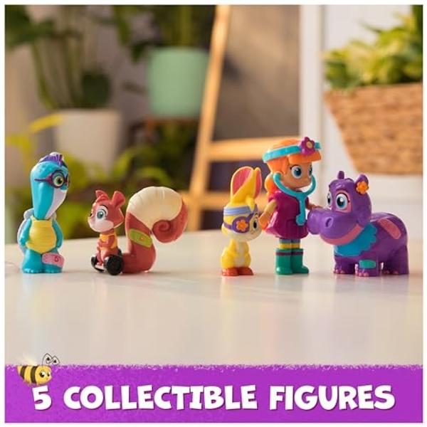 Vida the Vet, Check Up & Care Friendship Pack with 5 Action Figures, Stethoscope, Headlamp, & Sticker Sheets, Kids Toys for Girls & Boys Ages 3 and up