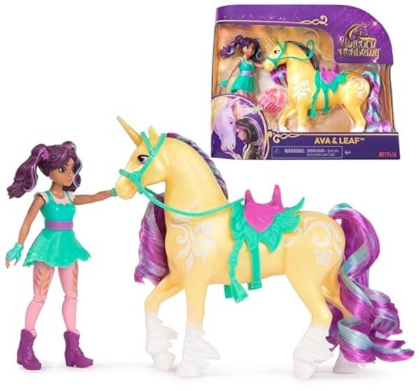 Unicorn Academy, Ava & Leaf with 2 Accessories & Hair Tool, Dolls & Unicorn Toys for Girls Ages 4 and up