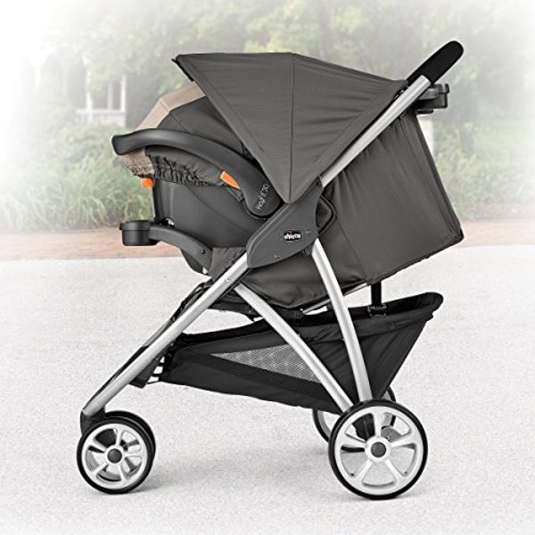 Baby Trend Double Stroller with 2 EZ-Lift Plus Infant Car Seats, Sit N' Stand, Stormy - Portable and Lightweight Stroller Duo and Car Seat Travel System Tandem