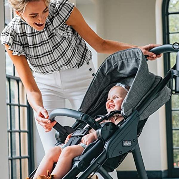 Chicco Corso Primo ClearTex Travel System - Aspen | Black
