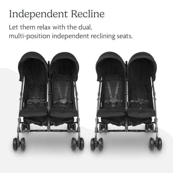 UPPAbaby Vista V2 Stroller/Convertible Single-to-Double System/Bassinet, Toddler Seat, Bug Shield, Rain Shield, and Storage Bag Included/Lucy (Rosewood Mélange/Carbon Frame/Saddle 