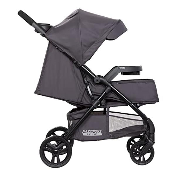 Evenflo Pivot Modular Travel System with LiteMax Infant Car Seat with Anti-Rebound Bar (Desert Tan)