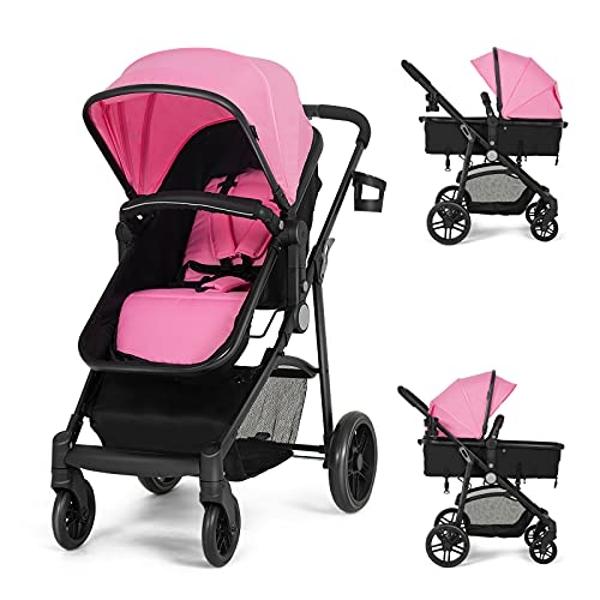 Britax Willow Brook Baby Travel System, Infant Car Seat and Stroller Combo with Aspen Base, ClickTight Technology, RightSize System and 4 Ways to Stroll, Graphite Glacier