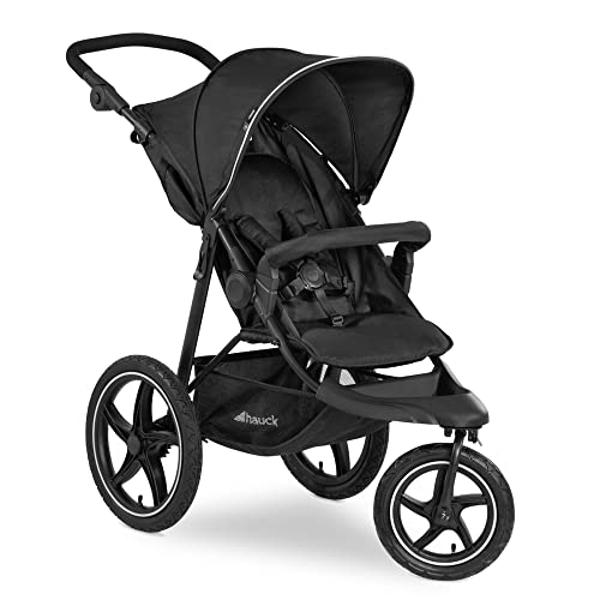 Hauck Jogging Stroller, All-Terrain Baby/Toddler Running Stroller, Runner 2, Black