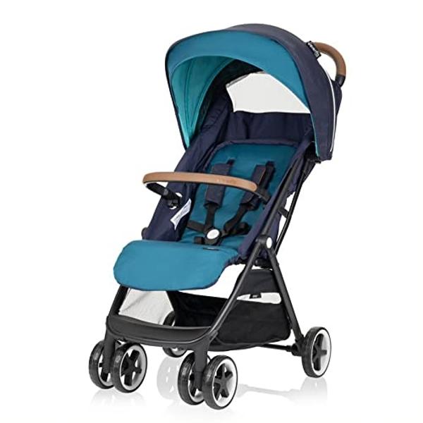 Baby Trend Sit N' Stand 5-in-1 Collapsible Kids Shopper Stroller with Shaded Canopy Visor, Extendable Storage Basket, and 2 Cup Holders, Stormy