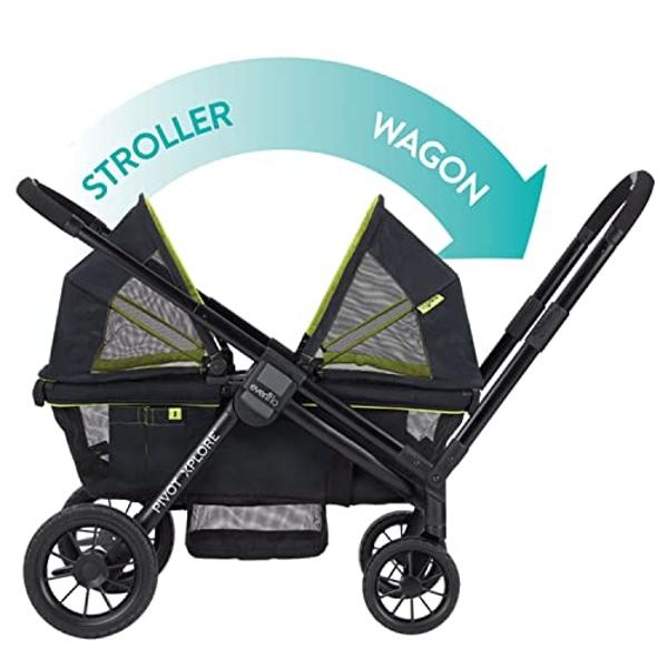 BOB Gear Wayfinder Jogging Stroller with Independent Dual Suspension, Air-Filled Tires, and 75-Pound Weight Capacity, Nightfall