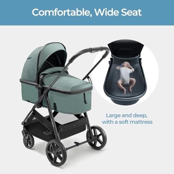 Baby Trend Sit N' Stand® Double 2.0 Stroller, Dash Grey