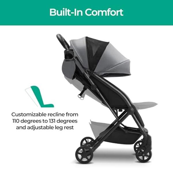 Baby Trend Sit N’ Stand® 5-in-1 Shopper Plus Stroller, Blue Mist