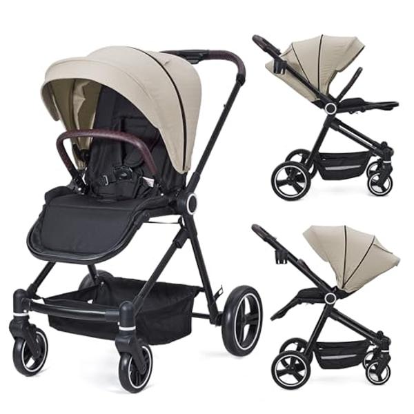 Cybex Talos S Lux Stroller, AllTerrain Wheels, FrontFacing or ParentFacing Seat Positions, OneHand Fold, Multiposition Recline, Navy Blue