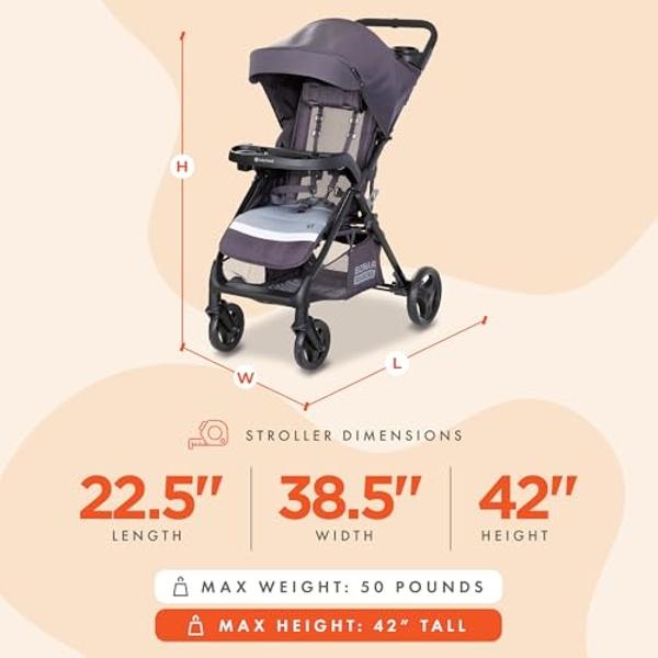 Baby Jogger® City Mini® Air Lightweight Stroller, Frosted Ivory