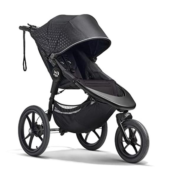Baby Jogger Summit X3 3-Wheel Jogging Stroller with Hand Brake, One-Hand Compact Fold & All-Wheel Suspension, Midnight Black