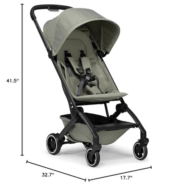 Joolz AER+ Lightweight & Compact Travel Stroller - Portable One-Hand Fold Design - Ergonomic Seat for Infant & Toddler (up to 50 lb) - XXL Sun Hood - Stroller for Airplane -Travel 