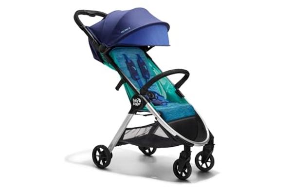 Baby Jogger City Tour 2 Ultra-Compact, Carry-On Approved Travel Stroller in Costal with Belly-Bar, Lightweight, Easy Fold, Ideal for Traveling and Everyday Adventures