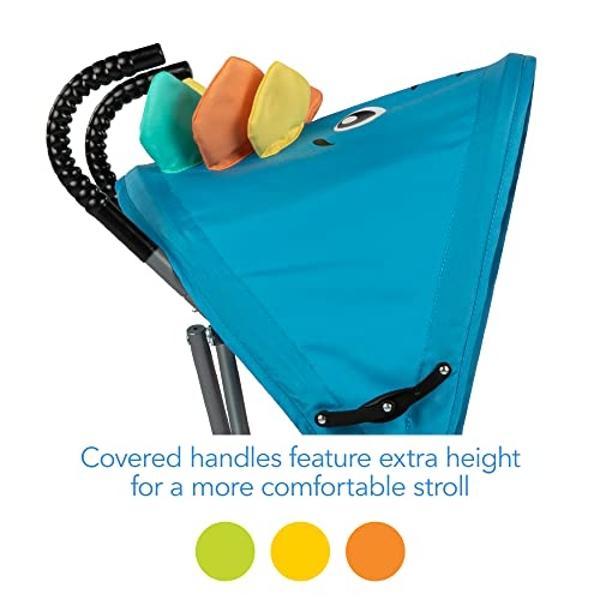 Cybex Libelle Lightweight pockit Travel Baby Stroller - Carry-On Compliant Compact Fold, One-Hand Adjustable Recline - Compatible with CYBEX Car Seats, Beach Blue