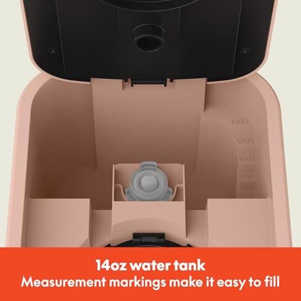 BELLA Single Serve Coffee Maker, K Cup & Coffee Ground Compatible with Removable, Adjustable Drip Tray, Auto Shutoff & Reusable Dishwasher Safe Accessories, Brews 6oz to 14oz, 1000