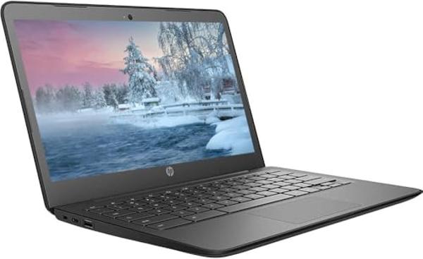 HP 11.5'' HD Brightview Chromebook, Intel Processor Up to 2.39GHz, 4GB Ram, 16GB Storage, Ultra-Fast WiFi, Chrome OS, Dale Black(Renewed)