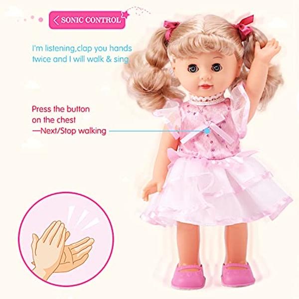 8 piece Layette Baby Doll Gift Set | JC Toys - La Newborn Nursery | 14" Life-Like Smiling Doll w/ Accessories | Pink | Ages 2+, Pink Smiling