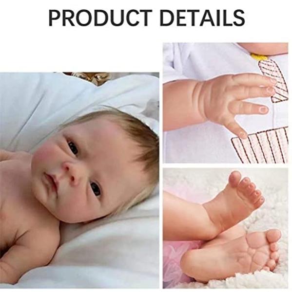 Anatomically Correct Real Boy Baby Doll | 15" All-Vinyl Baby Doll | JC Toys - La Newborn | Made in Spain | Comes With Blue Knit Outfit and Accessories | Designed by Berenguer | Age