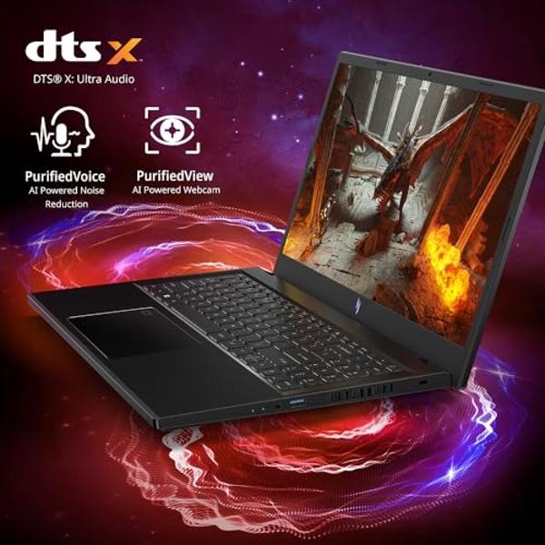 Acer Nitro V Gaming Laptop | Intel Core i9-13900H Processor | NVIDIA GeForce RTX 4060 Laptop GPU | 15.6" FHD IPS 144Hz Display | 32GB DDR5 | 1TB Gen 4 SSD | WiFi 6 | Backlit KB | A