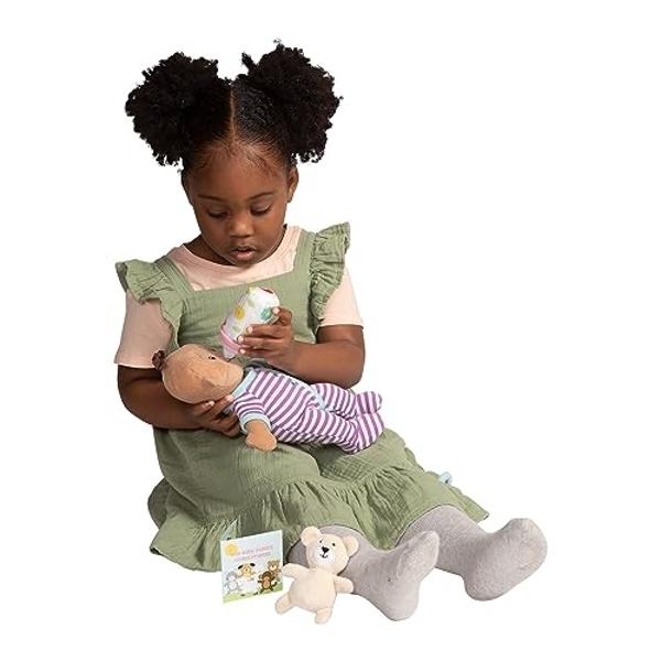 JC Toys Twins 13" Realistic Soft Body Baby Dolls Berenguer Boutique | Twins Gift Set with Removable Outfits and Accessories | Pink and Blue | Caucasian | Ages 2+